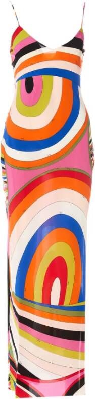 EMILIO PUCCI Maxi Dresses Rood Dames