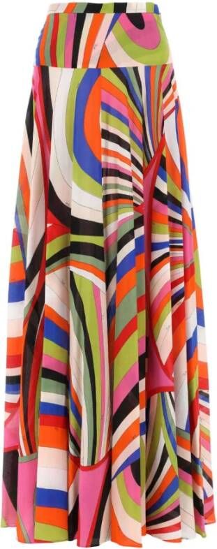 EMILIO PUCCI Maxi Skirts Meerkleurig Dames