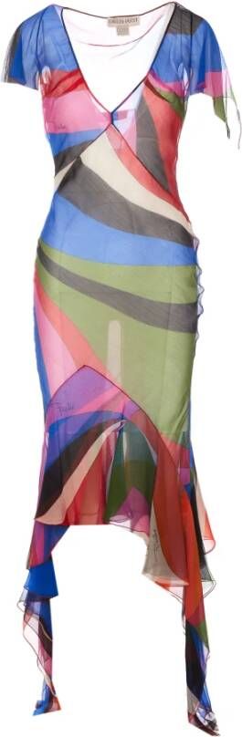 EMILIO PUCCI Midi Dresses Meerkleurig Dames