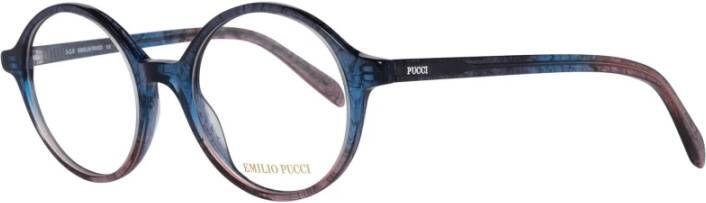 EMILIO PUCCI Multicolor Women Optical Frames met Branded Case Multicolor Dames