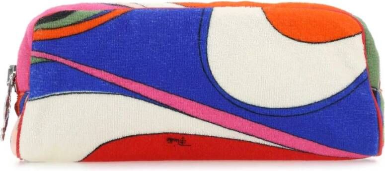 EMILIO PUCCI Multicolor stof schoonheidscase Blauw Dames