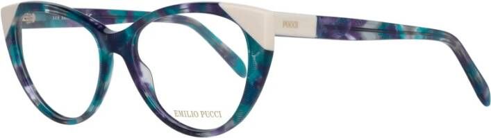 EMILIO PUCCI Multicolor Dames Optische Monturen met Merkhoes Multicolor Dames