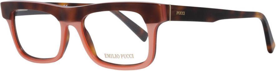 EMILIO PUCCI Stijlvolle plastic optische monturen met veerscharnier Orange Dames