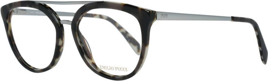 EMILIO PUCCI Bruine Metalen & Kunststof Optische Monturen Brown Dames