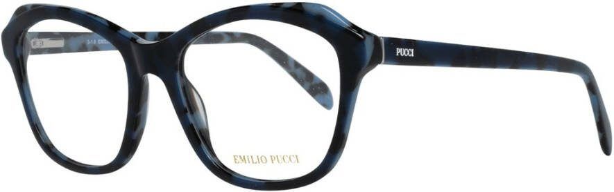 EMILIO PUCCI Stijlvolle Cat Eye Optische Frames Blue Dames