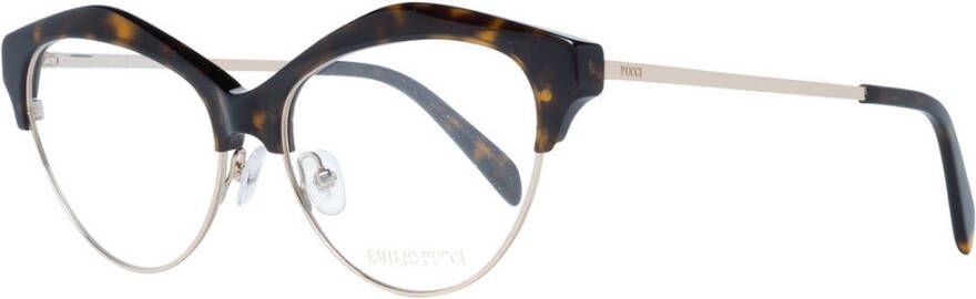 EMILIO PUCCI Bruine Cat Eye Optische Frames met Hoes Brown Dames