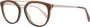 EMILIO PUCCI Bruine Ronde Optische Brillen met Veerscharnieren Brown Dames - Thumbnail 1