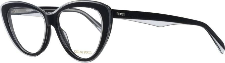 EMILIO PUCCI Zwarte optische monturen voor vrouwen Black Dames