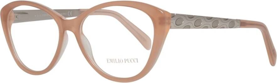 EMILIO PUCCI Roze Plastic Optische Frames met veerscharnier Pink Dames