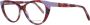 EMILIO PUCCI Paarse Kunststof Volledig Omrande Optische Monturen Purple Dames - Thumbnail 1