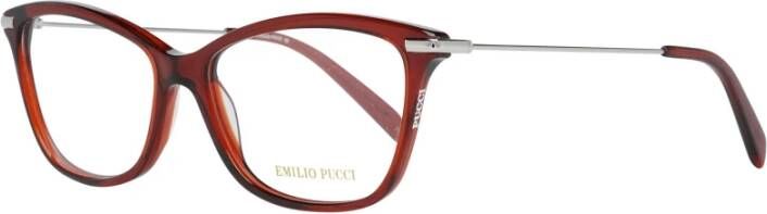 EMILIO PUCCI Rode Cat Eye Optische Monturen Red Dames