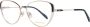 EMILIO PUCCI Rose Gold Cat Eye Optische Frames Pink Dames - Thumbnail 1