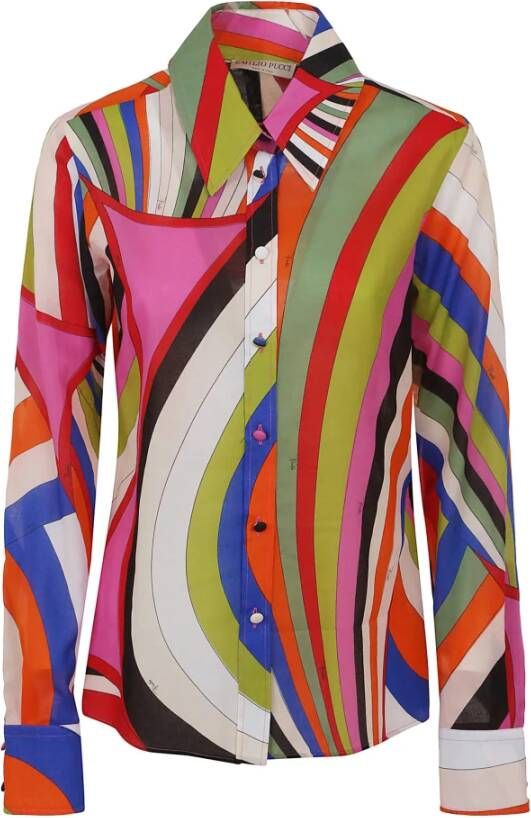 EMILIO PUCCI Shirts Roze Dames