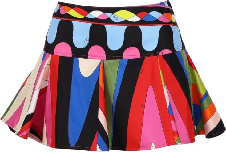 EMILIO PUCCI Short Skirts Meerkleurig Dames