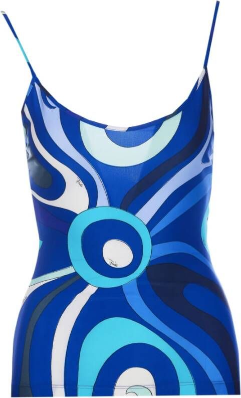 EMILIO PUCCI Sleeveless Tops Blauw Dames