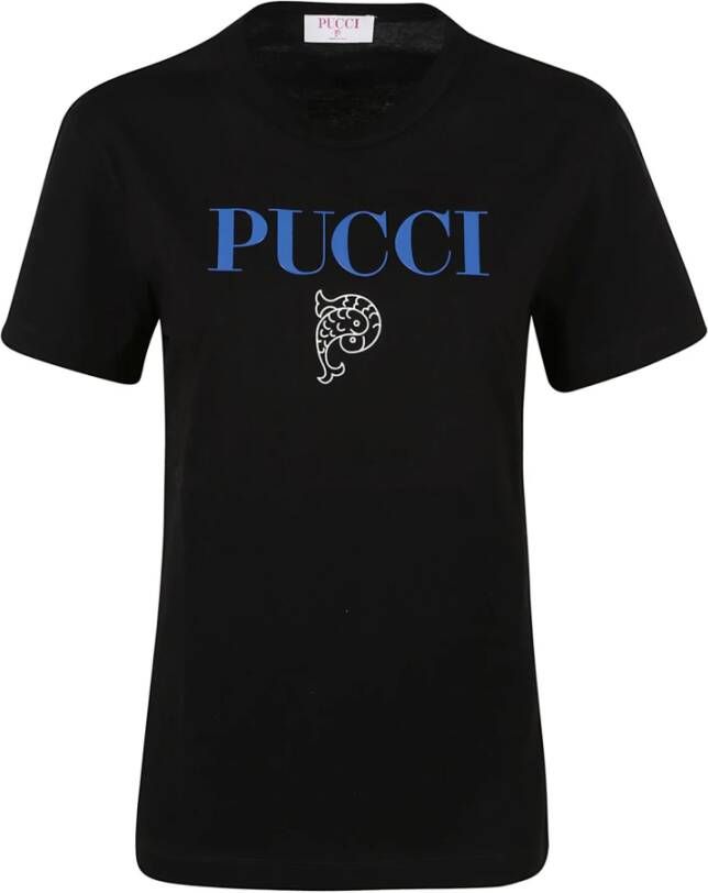 EMILIO PUCCI T-Shirts Zwart Dames