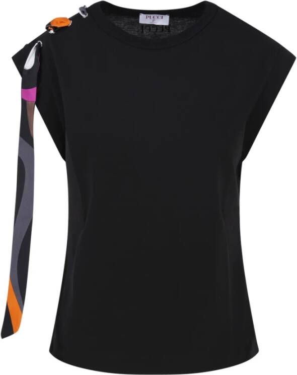 EMILIO PUCCI T-Shirts Zwart Dames