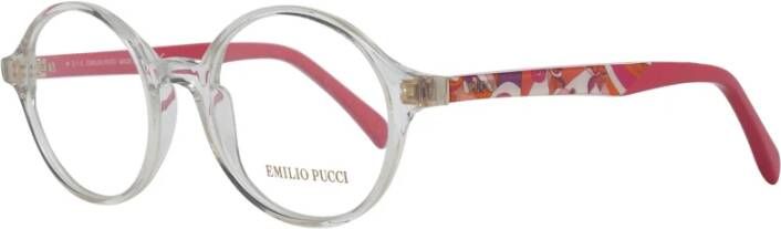 EMILIO PUCCI Ronde Transparante Optische Monturen Multicolor Dames