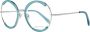 EMILIO PUCCI Stijlvolle Turquoise Dames Optische Monturen Blue Dames - Thumbnail 1