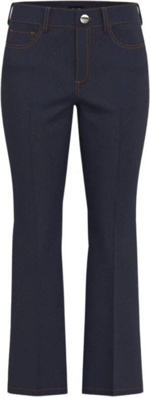 Emme DI Marella Ibisco-004 Broek 100% samenstelling Blauw Dames