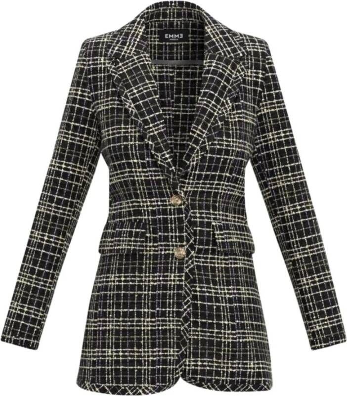 Emme DI Marella Jas 100% samenstelling Productcode: Iarda-004 Zwart Dames