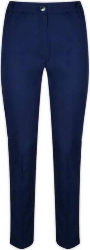 Emme DI Marella Slim-fit Trousers Blauw Dames