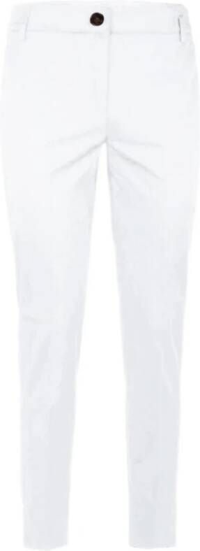 Emme DI Marella Straight Trousers Wit Dames