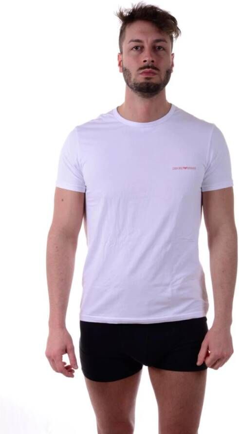 Emporio Armani 1108537P717Bianco T-shirt White Heren