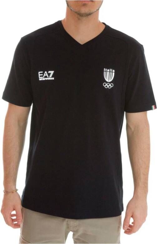Emporio Armani 2734012A907 Heren Casual T-shirt Black Heren