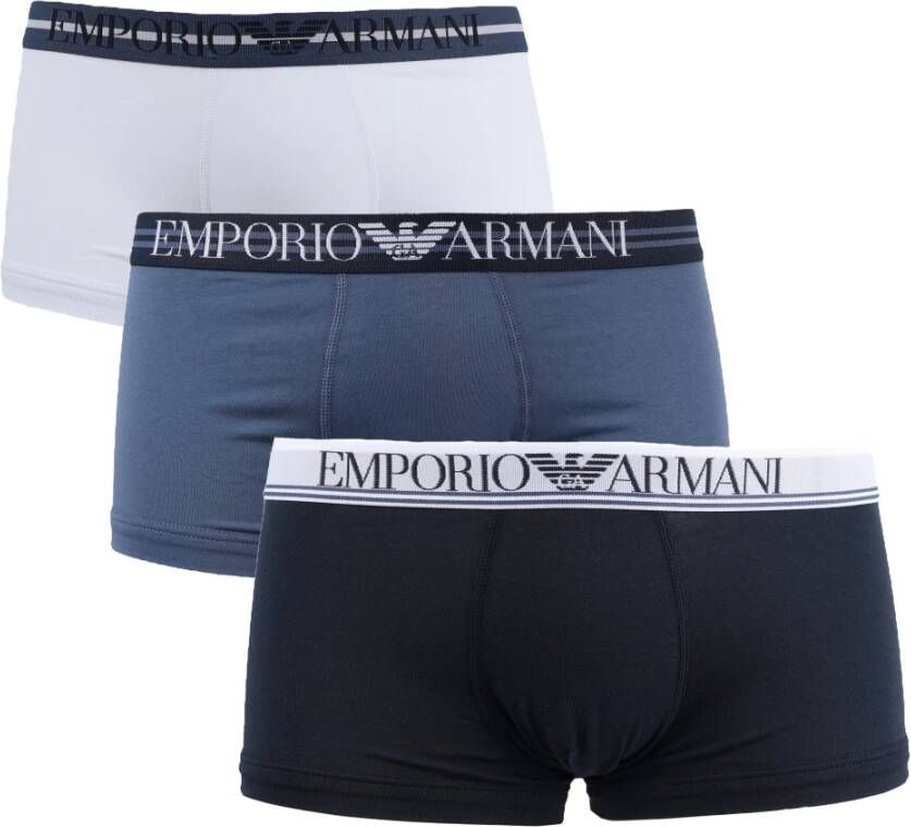 Emporio Armani 3-Pack Boxershorts Art. 111357 2R723 97235 Blauw Heren