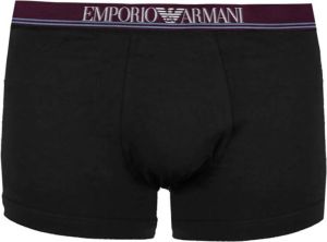Emporio Armani 3-Pack Boxershorts met elastische tailleband Zwart Heren
