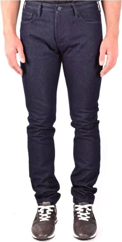 Emporio Armani 3H1J061D8Sz0941 katoenen jeans Blauw Heren