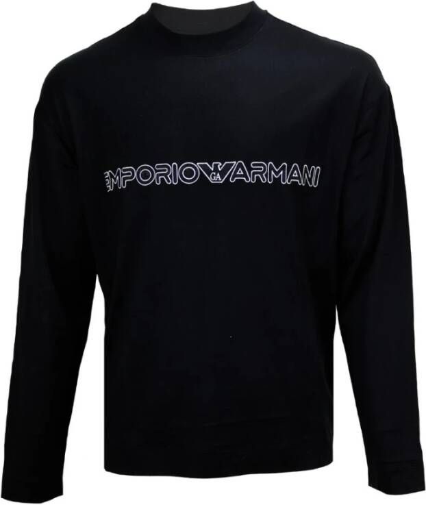Emporio Armani 3R1T65-1Juvz Jersey T-shirt Nero Zwart Heren