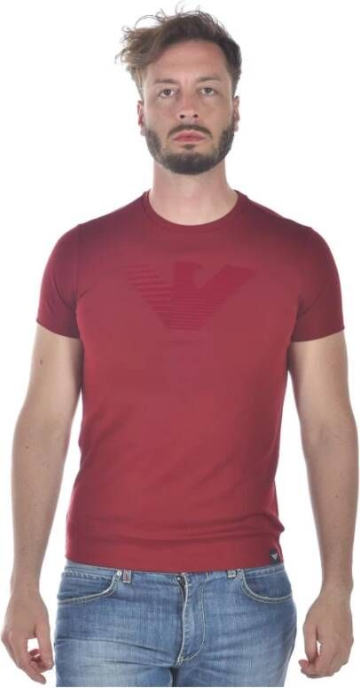 Emporio Armani 3Z1T651Jprzrosso T-shirt Rood Heren