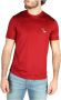 Emporio Armani Rood Crew Neck Slim Fit T-Shirt Red Heren - Thumbnail 1