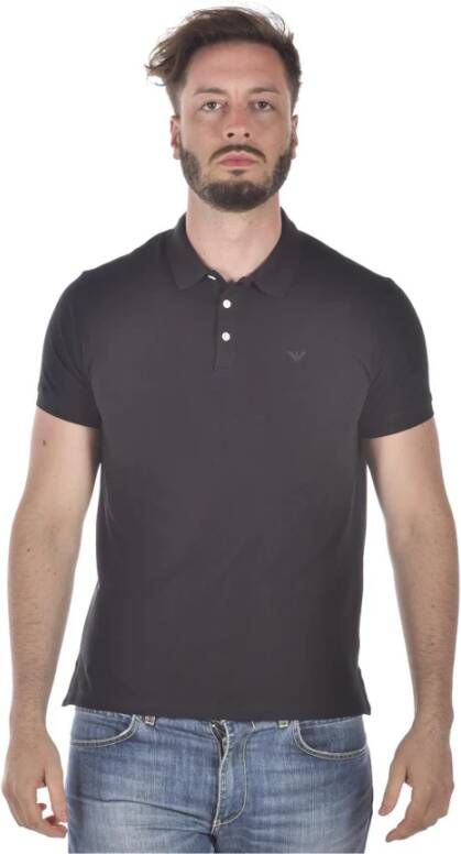 Emporio Armani Heren Polo Shirt 8N1F121J0Sznero Black Heren