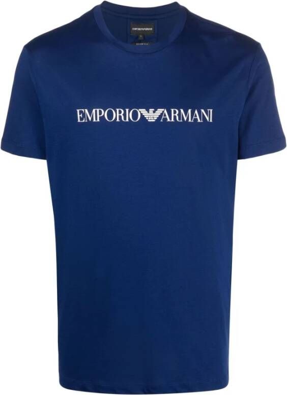 Emporio Armani 8N1Tn51Jpzz T-shirt Blauw Heren