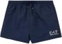 Emporio Armani EA7 Zee shorts met elastische tailleband en zakken Blue Heren - Thumbnail 4