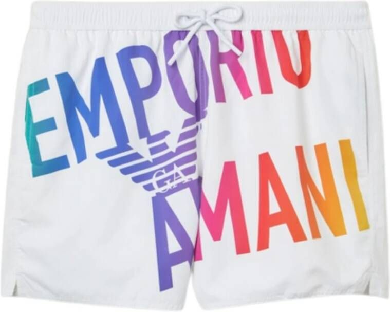 Emporio Armani Beachwear Wit Heren