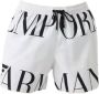 Emporio Armani Beachwear White Heren - Thumbnail 1