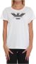 Emporio Armani Bedrukt Logo Boxy T-Shirt White Dames - Thumbnail 1