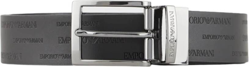 Emporio Armani Belts Black Zwart Heren