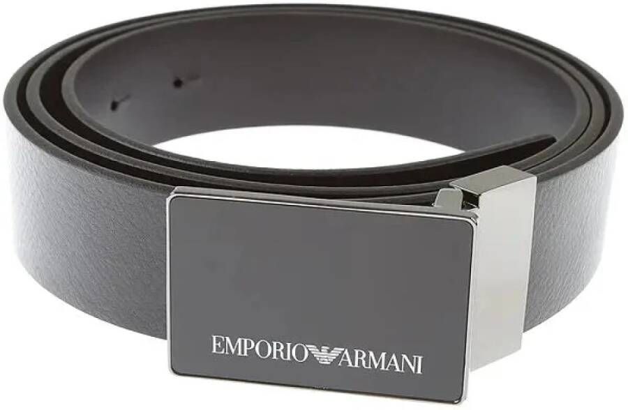 Emporio Armani Belts Zwart Heren