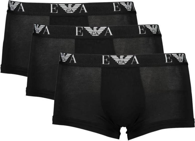 Emporio Armani Black Underwear Zwart Heren