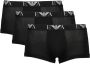 Emporio Armani Zwarte Katoenen Ondergoed met Contrasterende Details Black Heren - Thumbnail 2