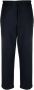 Emporio Armani Blauwe Marineblauwe Broek met Ritssluiting Blauw Heren - Thumbnail 1