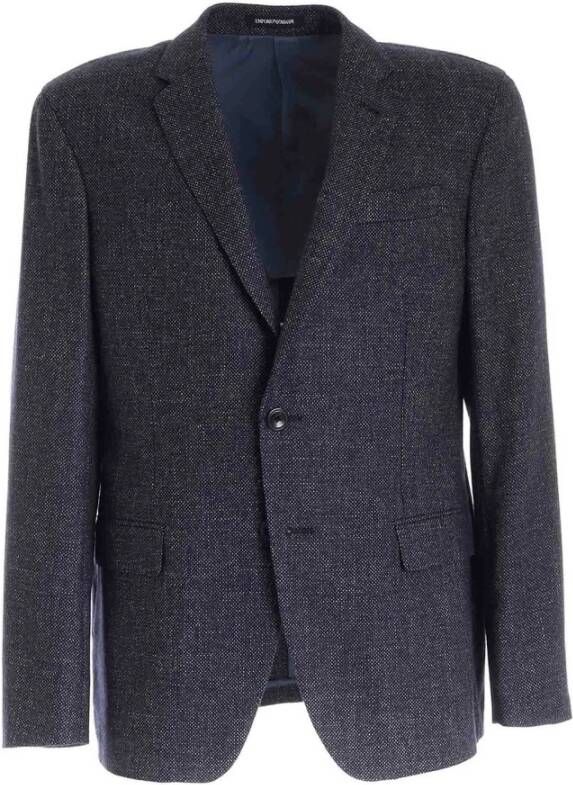 Emporio Armani Blazer Blauw Heren