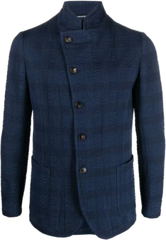 Emporio Armani Blazerjas Blauw Heren
