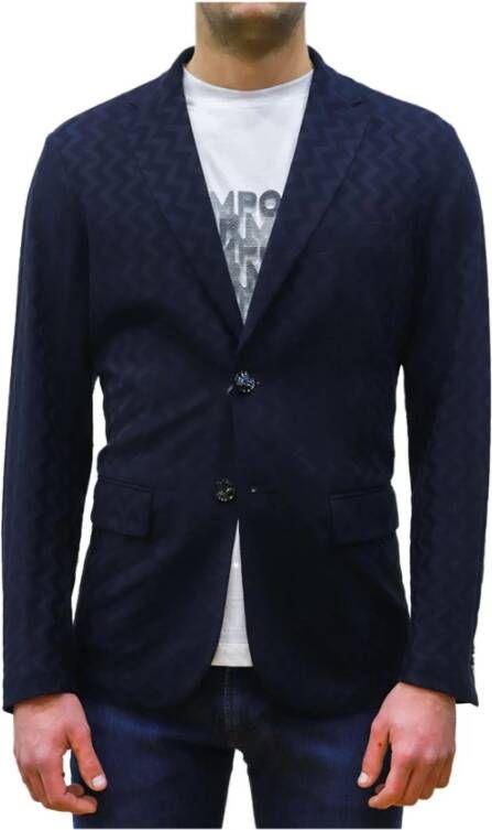 Emporio Armani Blazers Blauw Heren