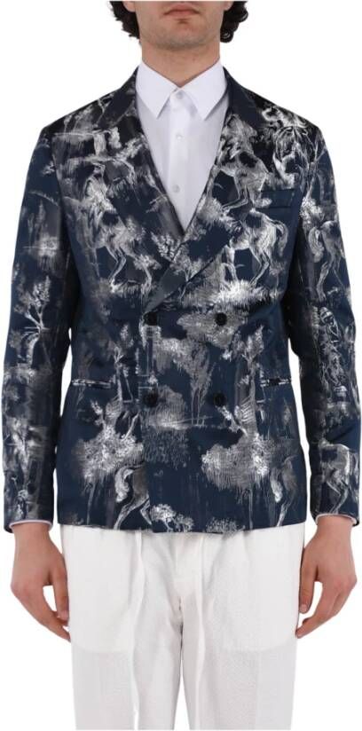 Emporio Armani Blazers Blauw Heren